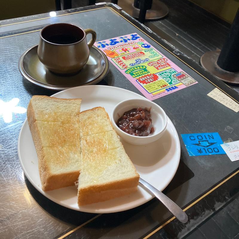 厚切りトーストセット+コーヒー(ブラジルコーヒー)