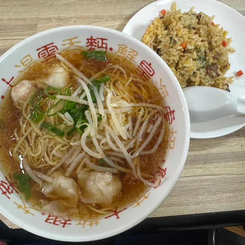 えび雲呑麺セット(桂花)