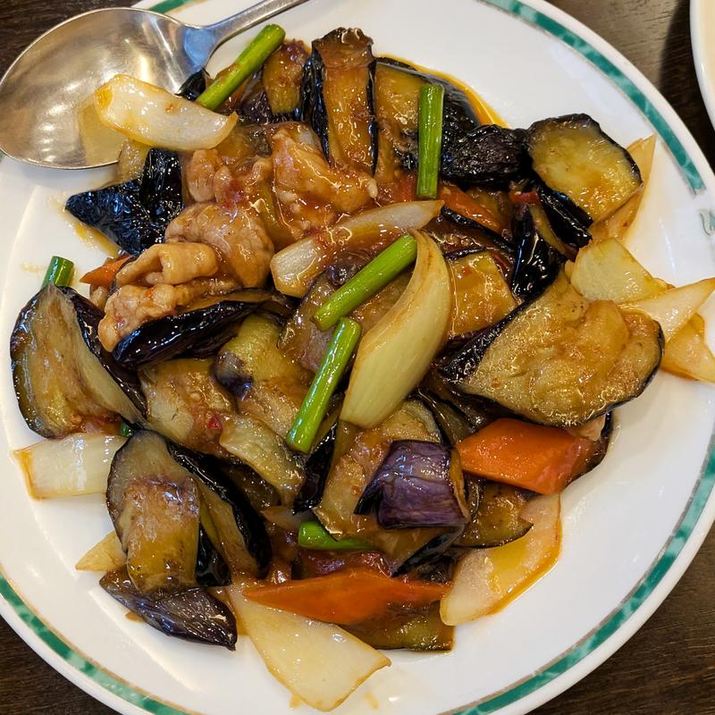 麻婆茄子(紅花 )