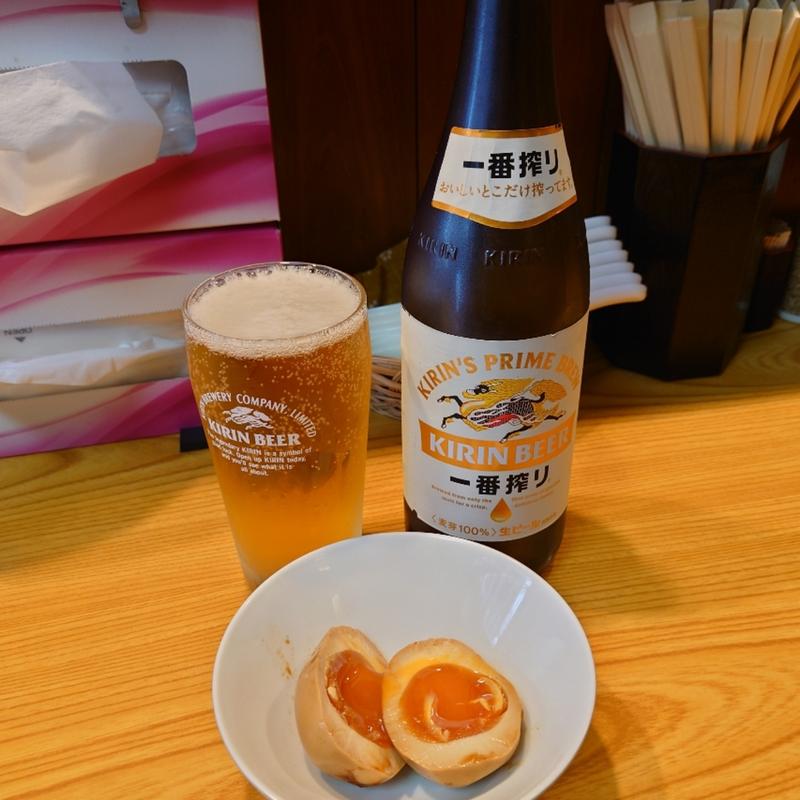 ビール(中瓶)(麺吉)