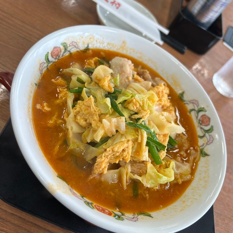 豚辛ラーメン(餃子の王将 岐南店)