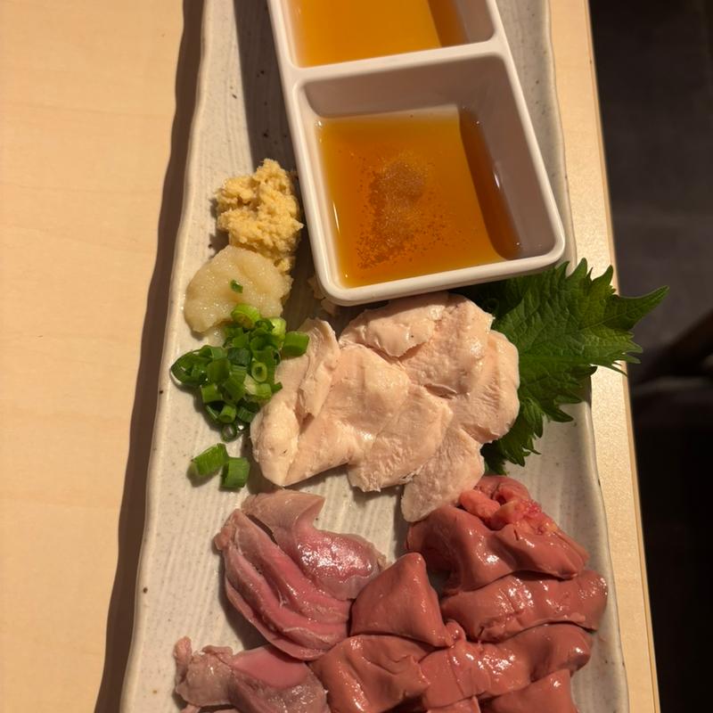 刺し盛り(備長炭火焼鳥 カドクラ商店 代々木公園店)