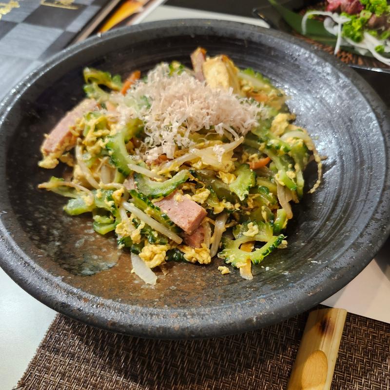 ゴーヤーチャンプルー(石庭 （せきてい）)