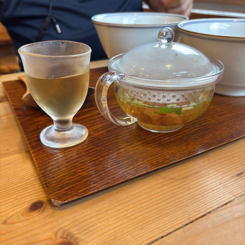 スープ出汁割り小麦茶付き(Ramen FeeL)