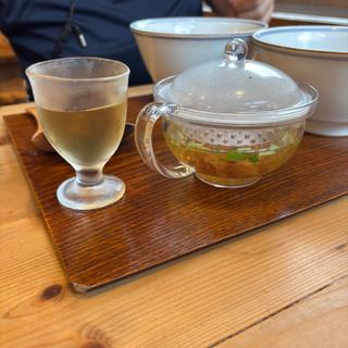 スープ出汁割り小麦茶付き