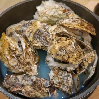 牡蠣の酒蒸し