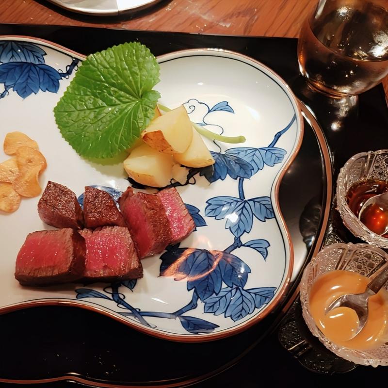 鉄板焼スペシャルディナーコース(あざみ野うかい亭)