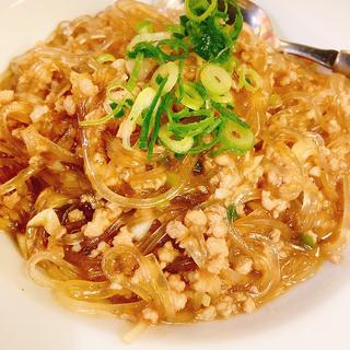挽肉と春雨の炒め(中華料理 果実)