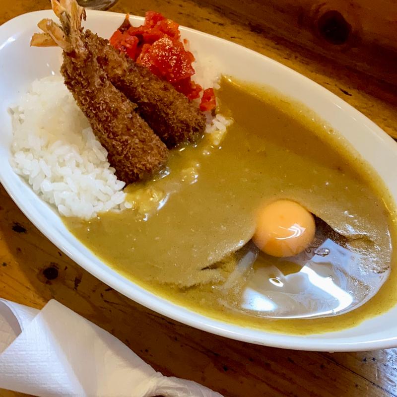 エビフライカレー(カレーの店 ニューダルニー)