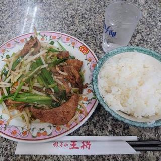 ニラレバ＆白飯