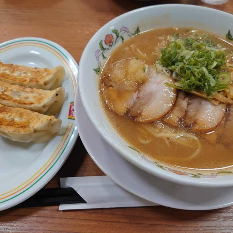こってりラーメン＆餃子(餃子の王将 国道草津店)