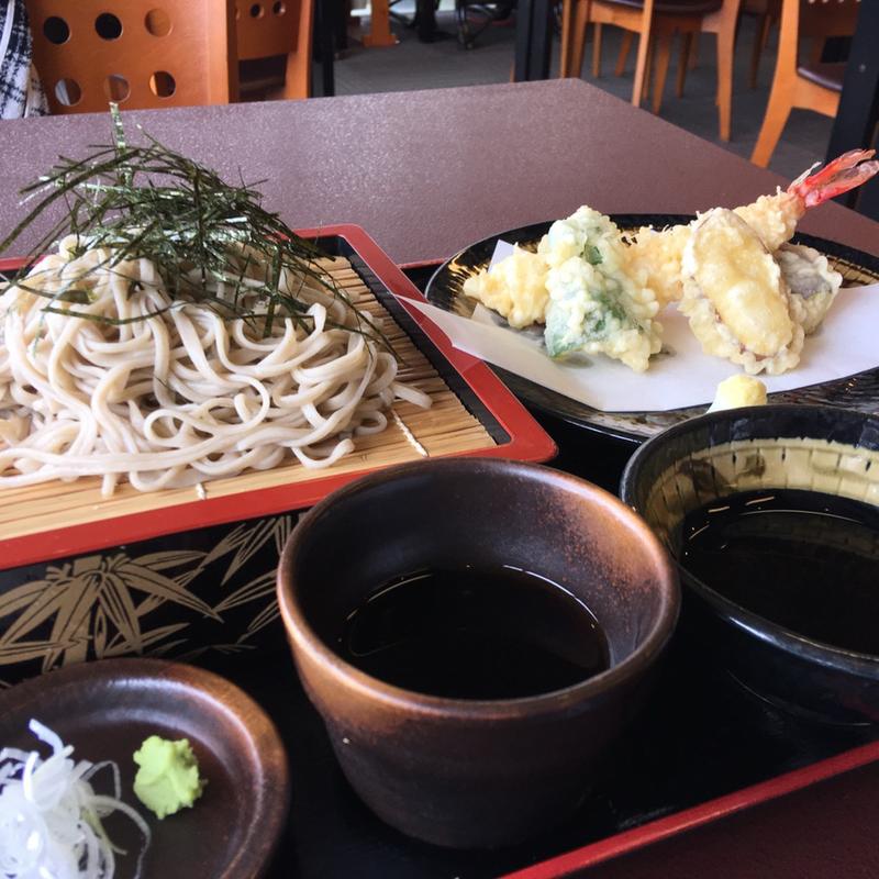 天ざるそば(やまなしフルーツ温泉 ぷくぷく)