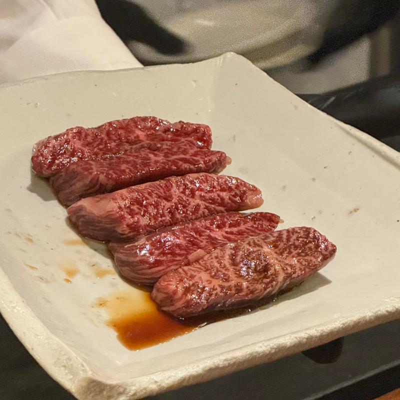 特選和牛ハラミ タレ焼(焼肉割烹QUON)