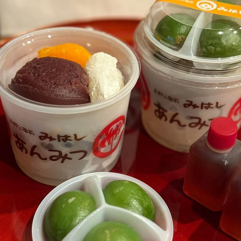 若桃あんみつ(あんみつ みはし 玉川髙島屋S・C店（売店）)