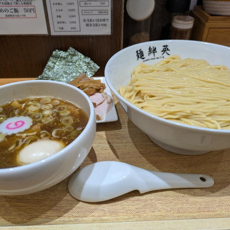 特製つけ麺（中盛）(麺絆英)