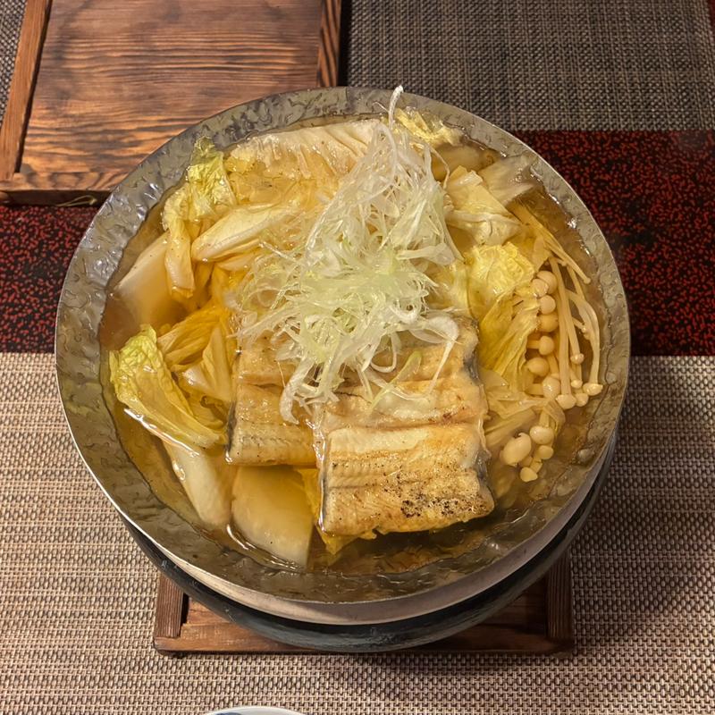うなぎ鍋(新らく)