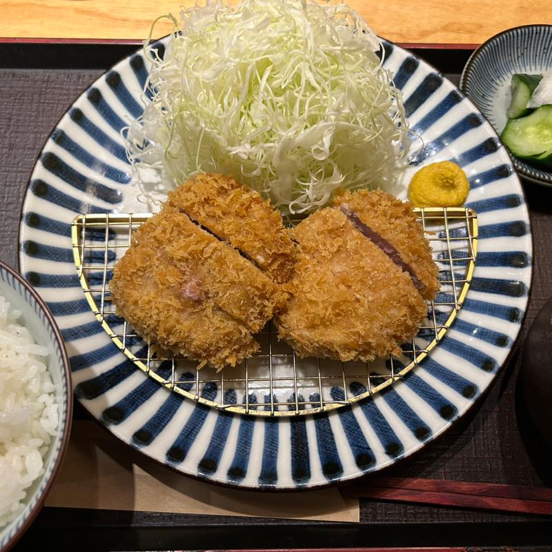 ヒレカツ定食(とんかつ 田 豊洲店 （トンカツ デン）)