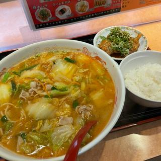 スタミナラーメン(大)+ラーメンセット