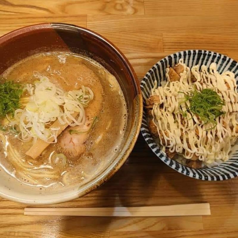 魚介豚骨味噌らぁめん&チャーマヨご飯(初志貫徹 )