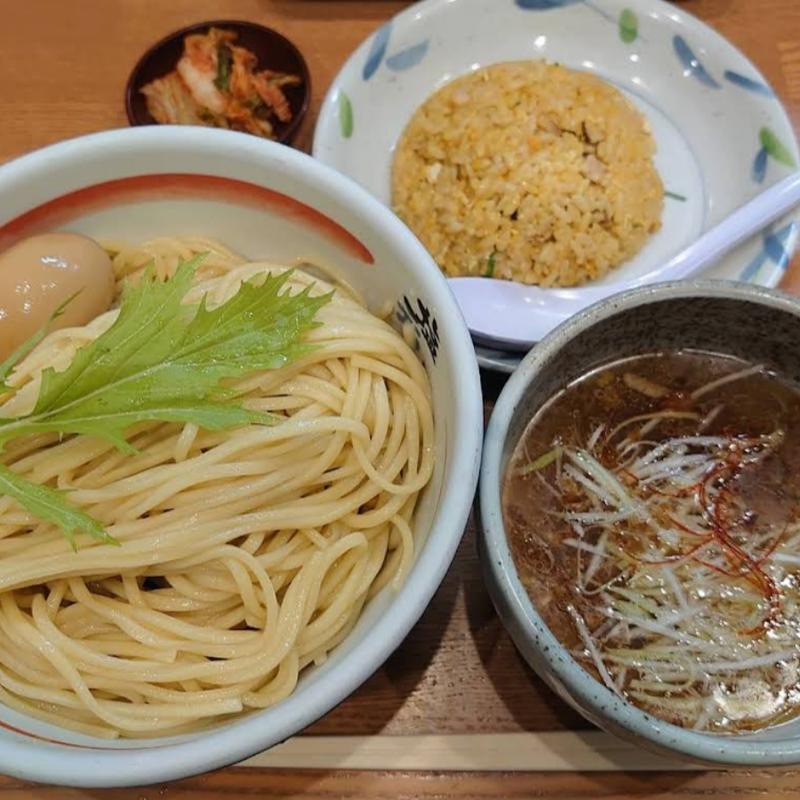 塩つけ麺＆焼き飯(草津塩元帥)