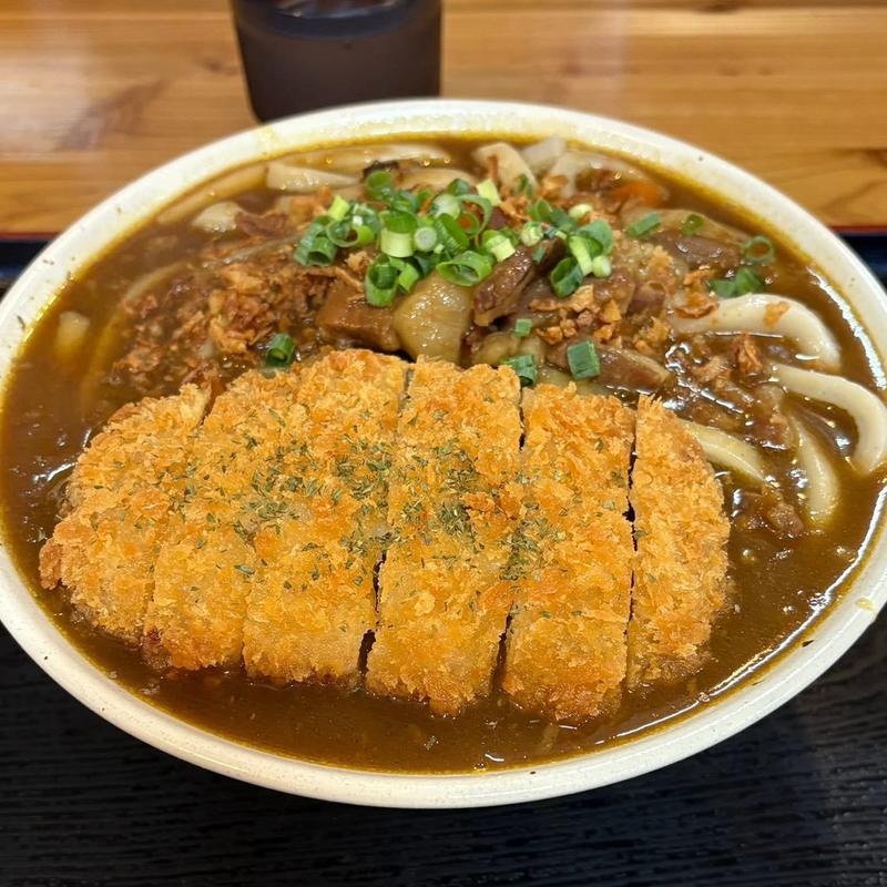 ロースカツカレーうどん丼(自家製特粉うどん そのさき本店)