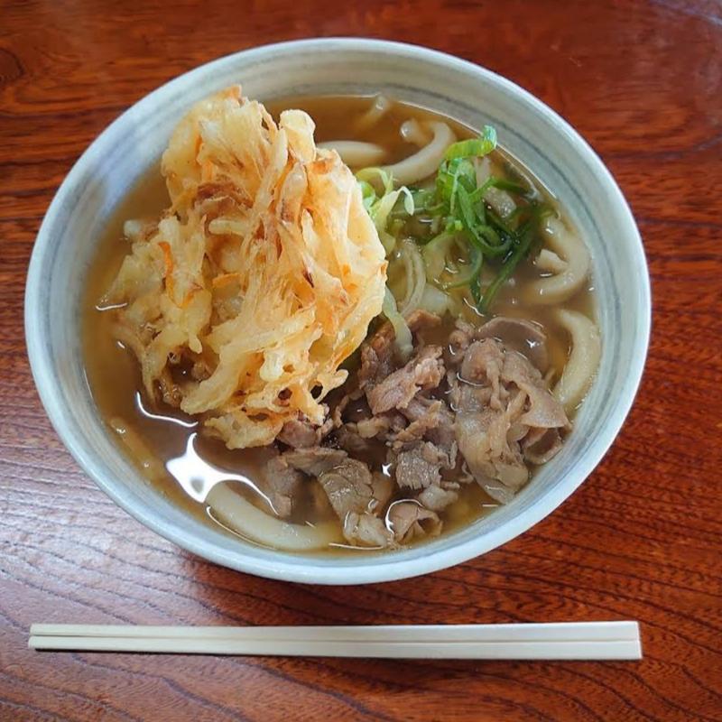 肉天うどん(並)(すかいぶるう)