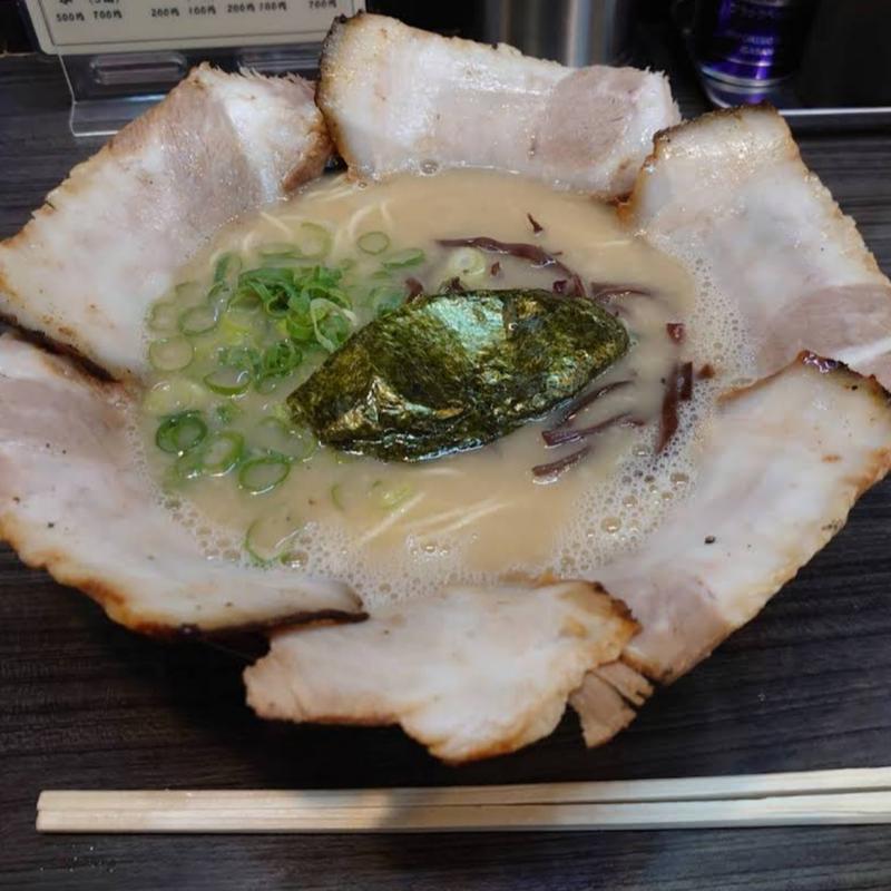 チャーシューメン(濃厚とんこつ専門店 栗ちゃんラーメン 紺屋町店)