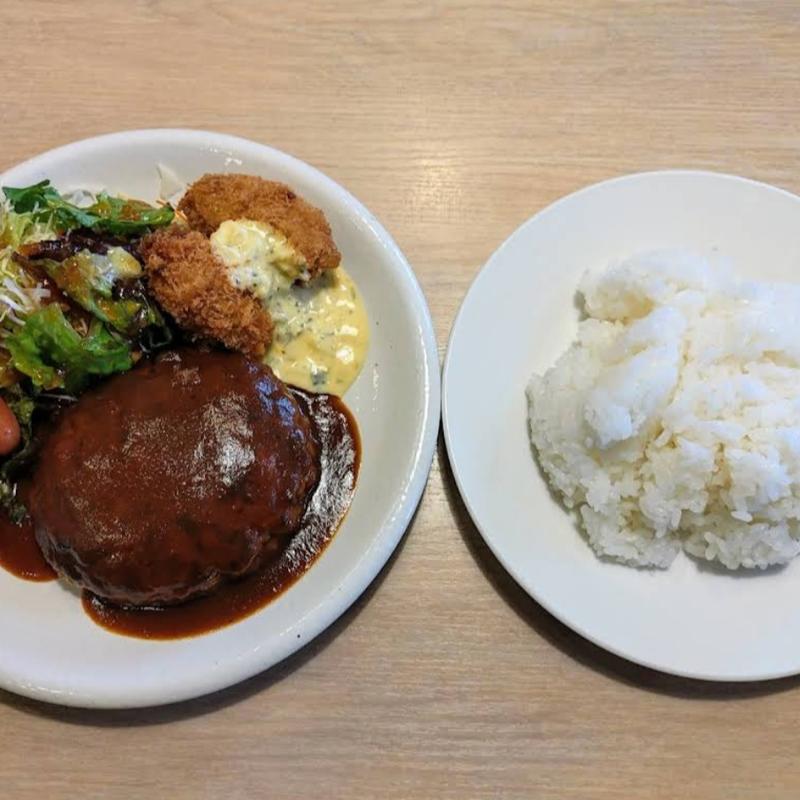 ハンバーグランチセット(ガスト 甲府上今井店 )