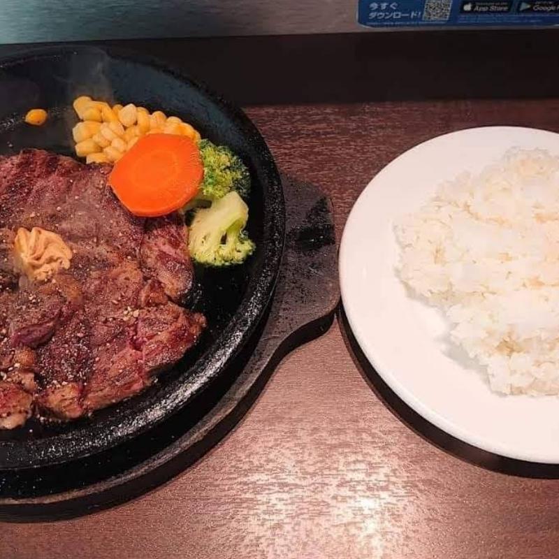 ワイルドステーキ＆ライス(いきなりステーキ イオンモール甲府昭和店)