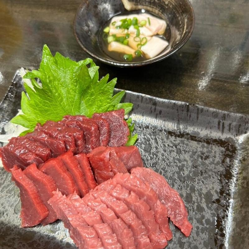 三種盛り(馬刺し専門店たけちゃん（馬酒場高砂店）)