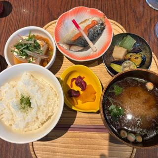 おばんざい小鉢3つ 本日の宇治茶付き