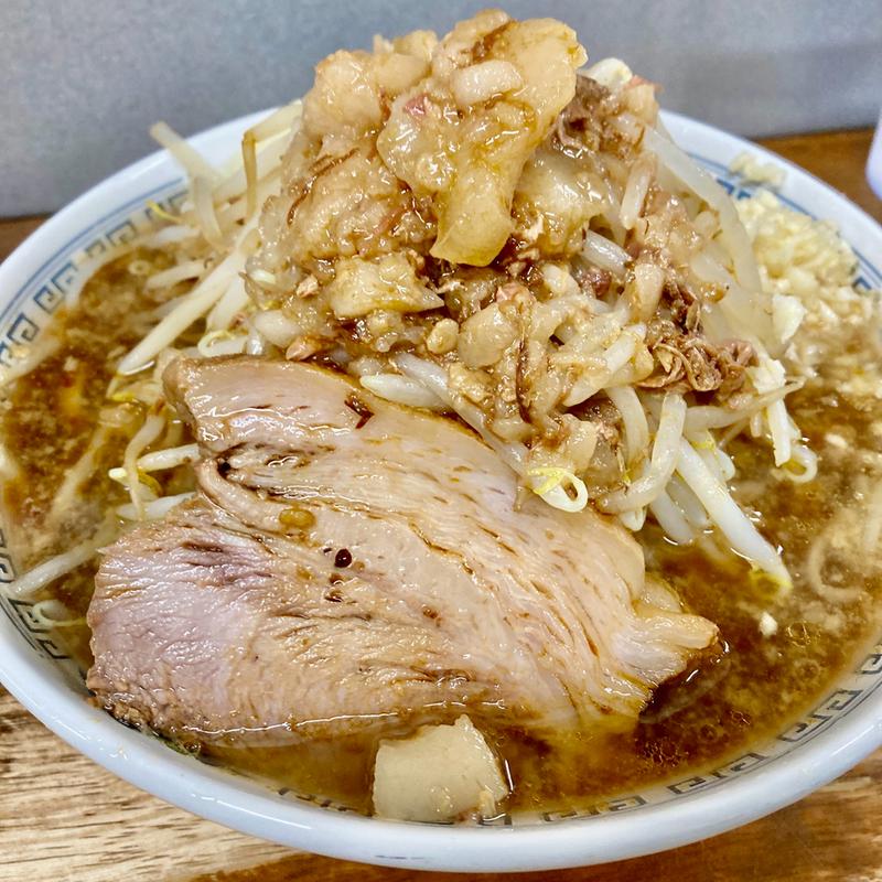 小ラーメン　ニンニク、ヤサイ、アブラマシ(ラーメン マルタ)