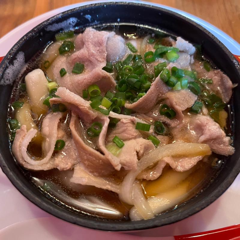 ごくぶと肉うどん(キャンディ cafe)