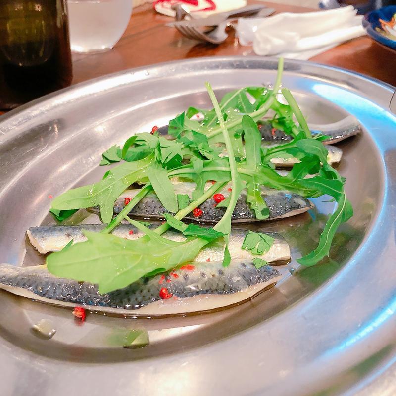 鰯のカルパッチョ(Dal Brigante)