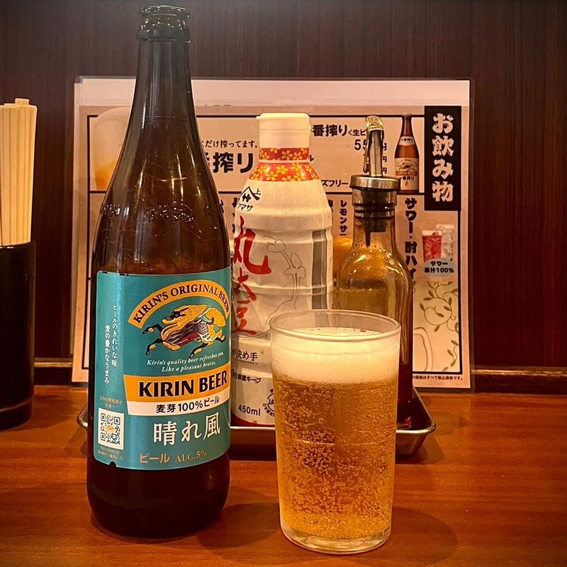 瓶ビール(皆楽亭)