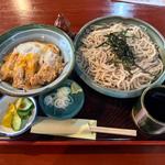 カツ丼セット　冷たい蕎麦