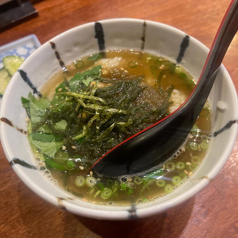 海のスープ茶漬け(魚介料理海)
