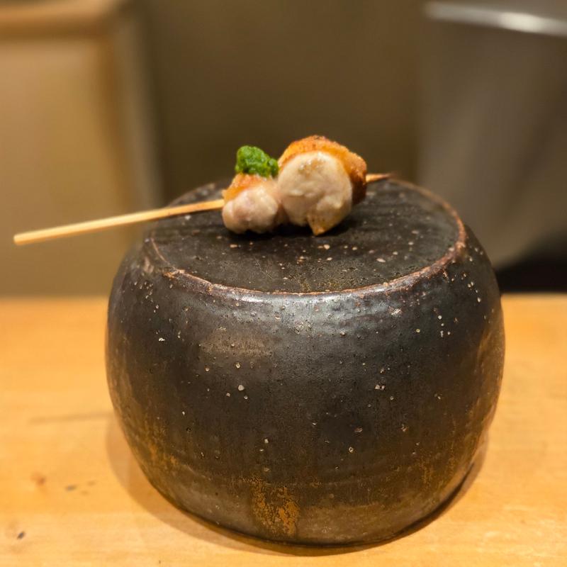 軍鶏 胸肉(焼鳥 心伯 西天満)