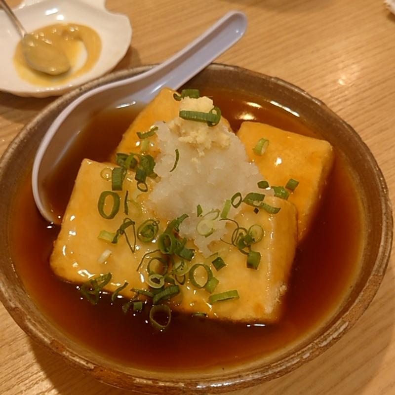 揚げ出し豆腐(考えるな、うどん食え。)