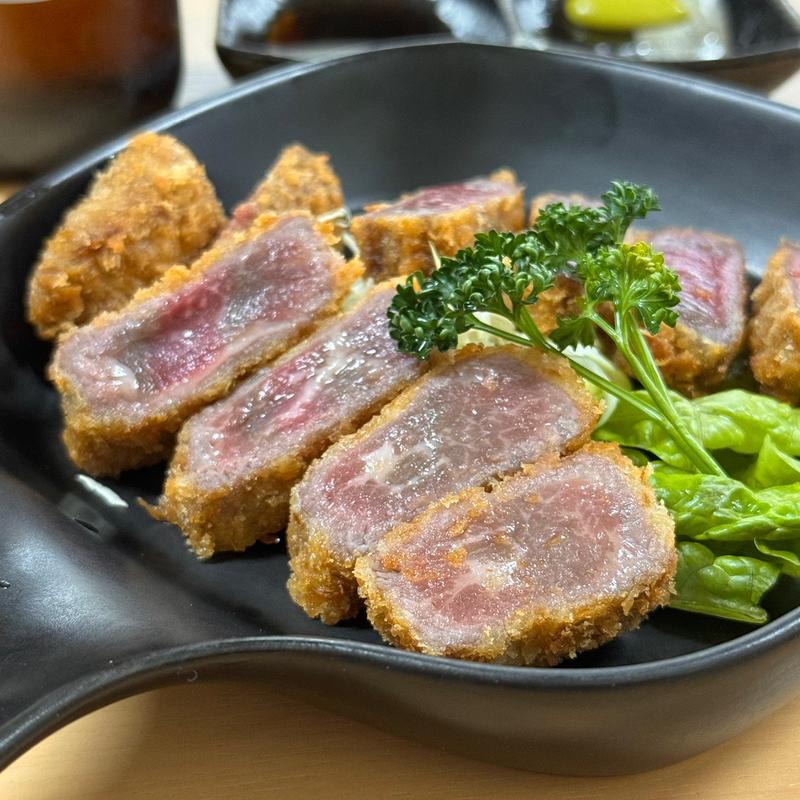 黒毛和牛ロースの牛カツ(縁食堂)