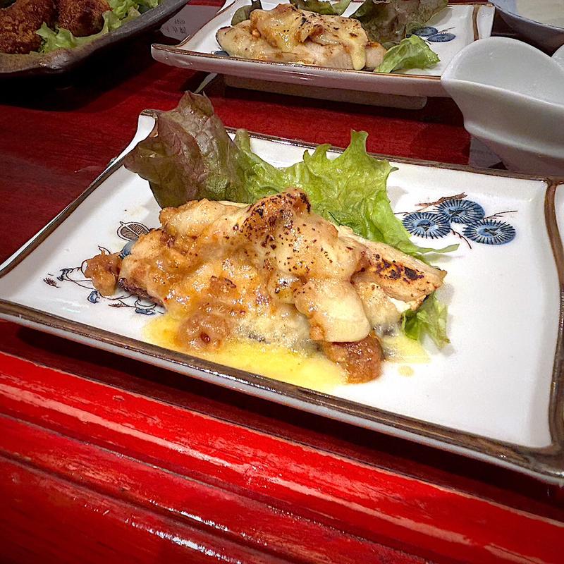 サワラの肉味噌チーズ焼き(津軽三味線 ねぶた魂)