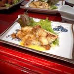 サワラの肉味噌チーズ焼き(津軽三味線 ねぶた魂)