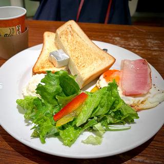 ベーコンエッグトーストプレート