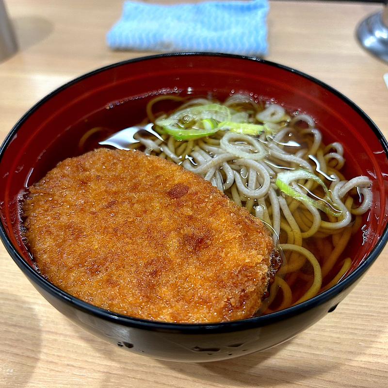コロッケそば(立ちそば処鷹 郡山)