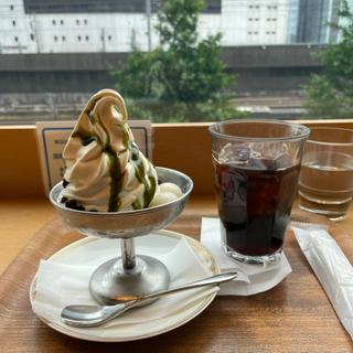 白玉あずきソフトクリーム(Cafe 1869 by MARUZEN)