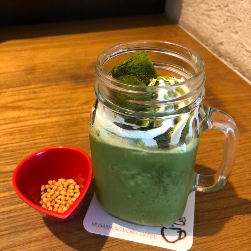 静岡抹茶のスムージー(むさしの森珈琲 流山おおたかの森店)
