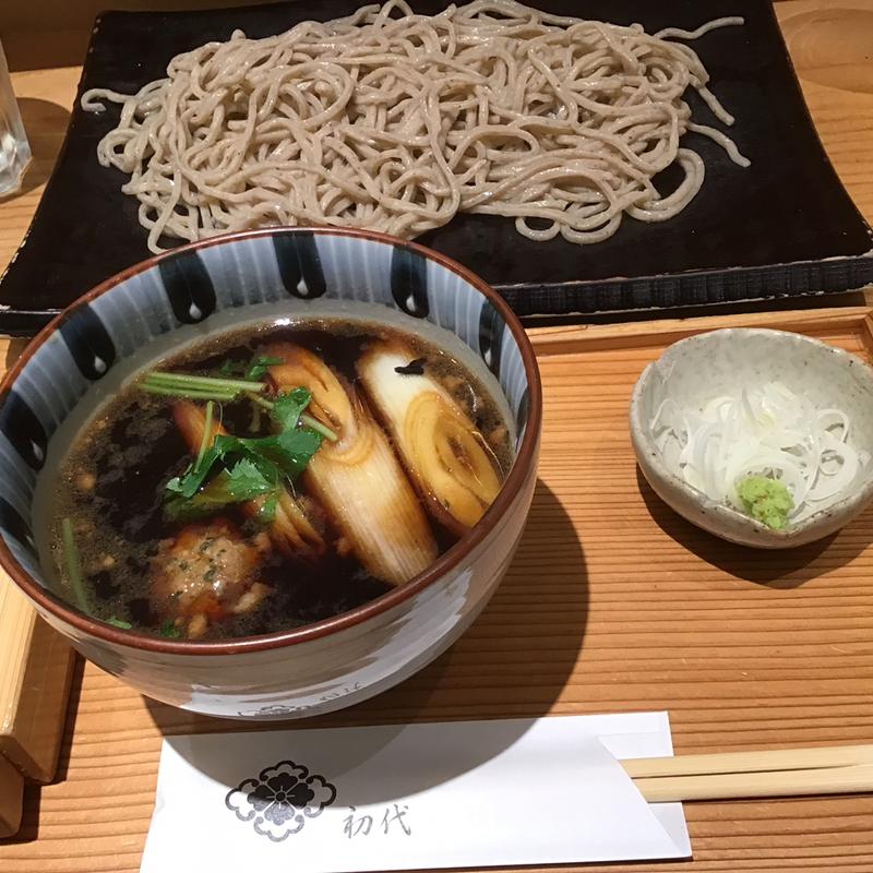 鴨つけそば切り(つけ蕎麦 恵比寿 初代)