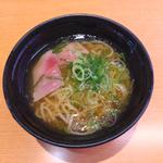 鹿児島ジモメシ鮪しょう油ラーメン(スシロー 河口湖BELL店)