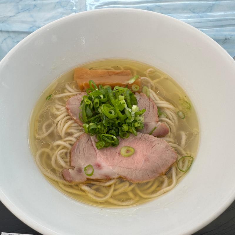 鶏塩ラーメン(麺処 青野 ちちぶ道の駅店)