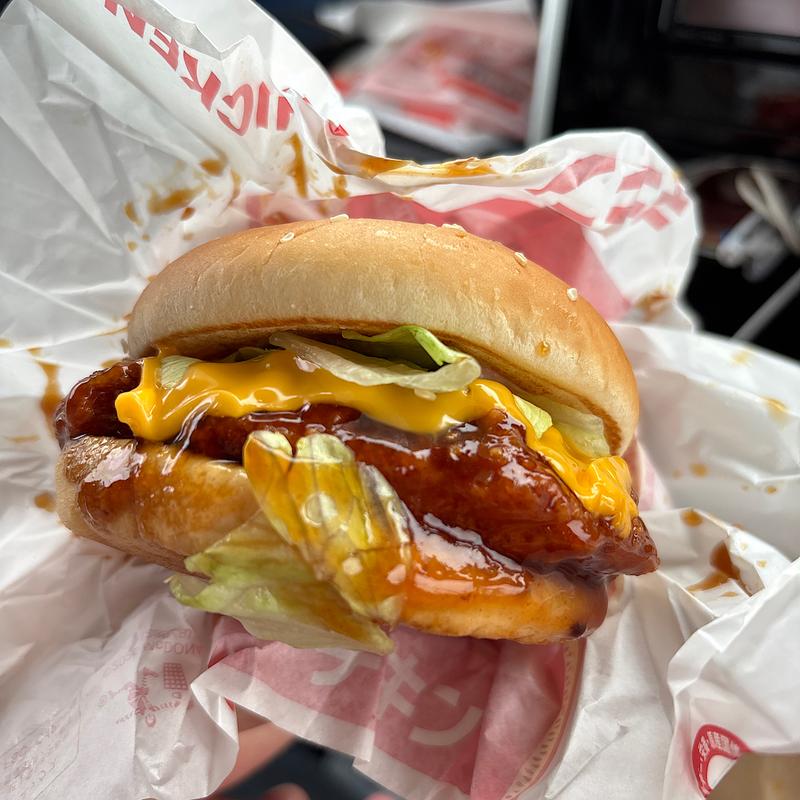 明太テリヤキバーガー(マクドナルド ７号線新発田店)